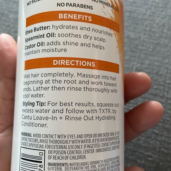 TXTR by CANTU Apple Cider Tea Tree Soothing Shampoo & Cleansing Shampoo - Picture 9 of 12